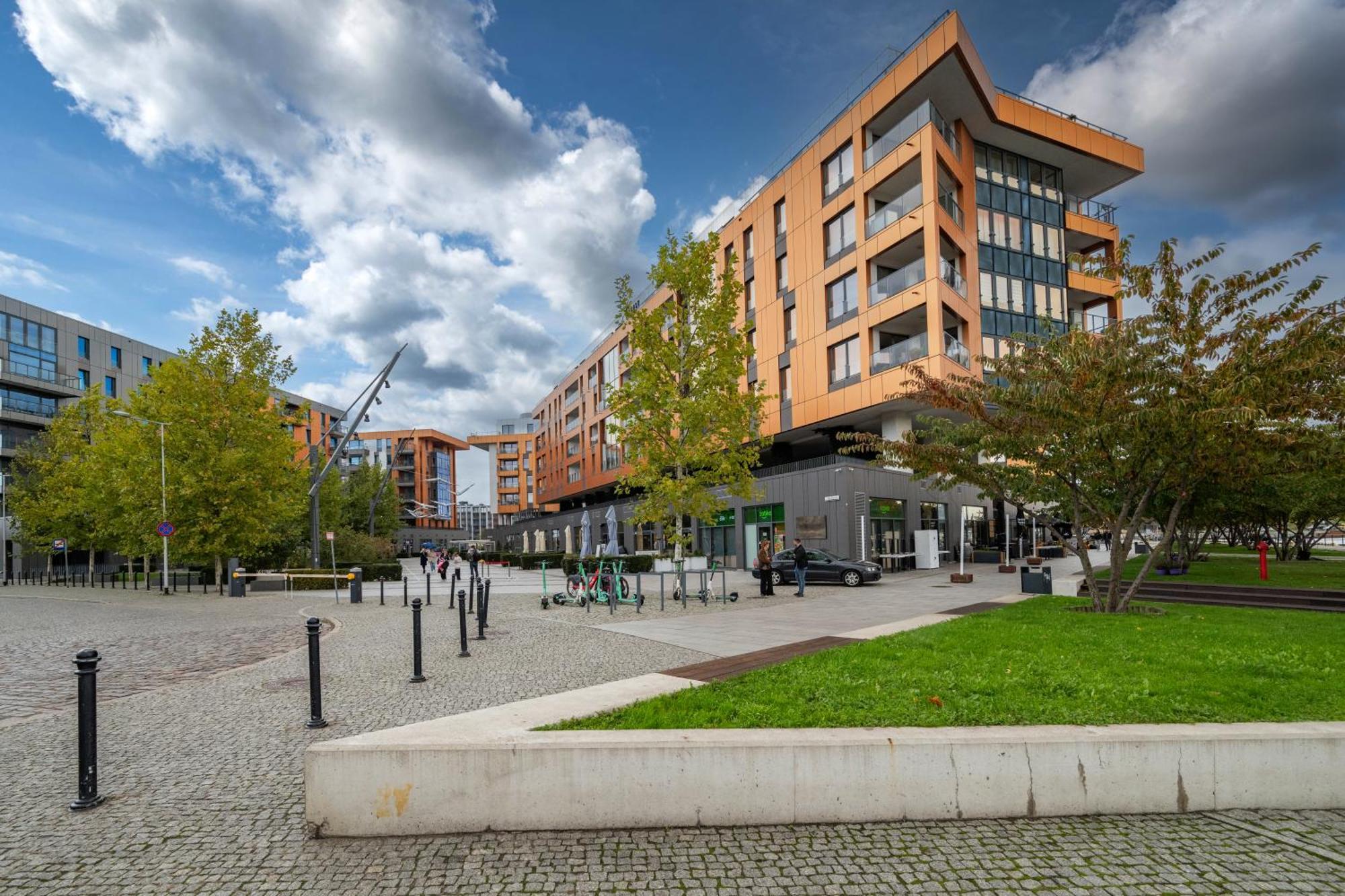 Apartment Brabank Riverside Stara Stocznia Premium Sauna & Gym Гданьск Экстерьер фото